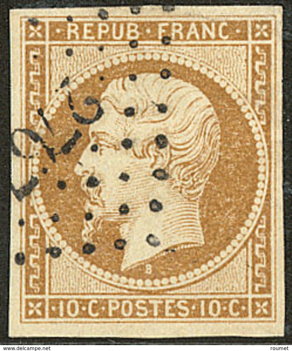 No 9, Obl Pc. - TB - 1852 Louis-Napoléon
