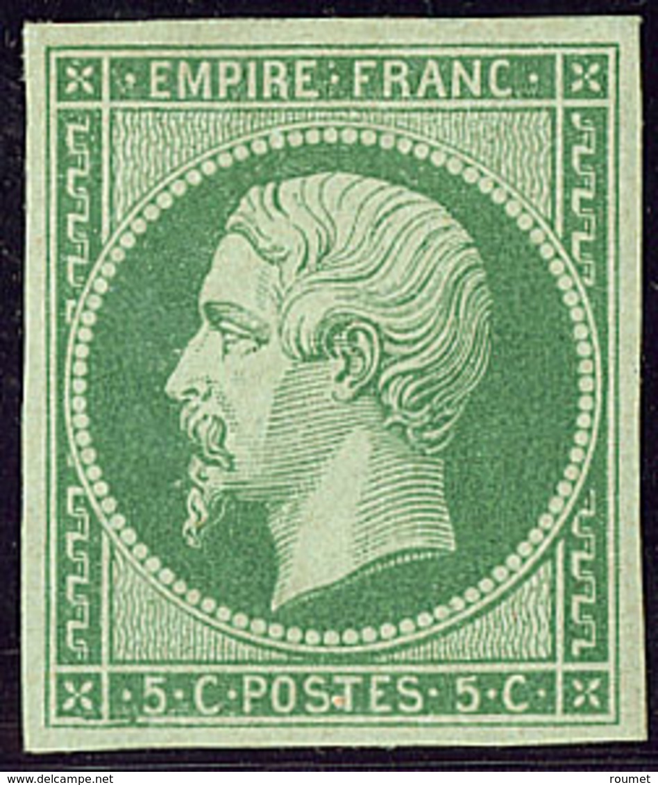 * No 12b, Vert Foncé, Jolie Pièce. - TB. - R - 1853-1860 Napoleon III