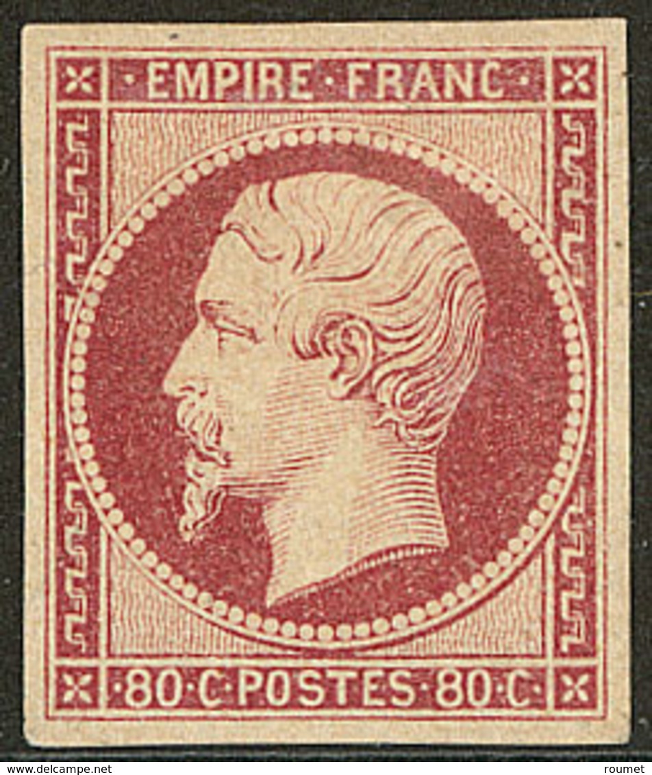 * No 17A, Carmin, Très Frais. - TB. - R - 1853-1860 Napoléon III