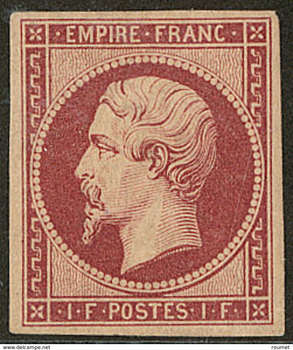 * Réimpression. No 18d, Légère Froissure Horizontale Mais TB. - R - 1853-1860 Napoléon III