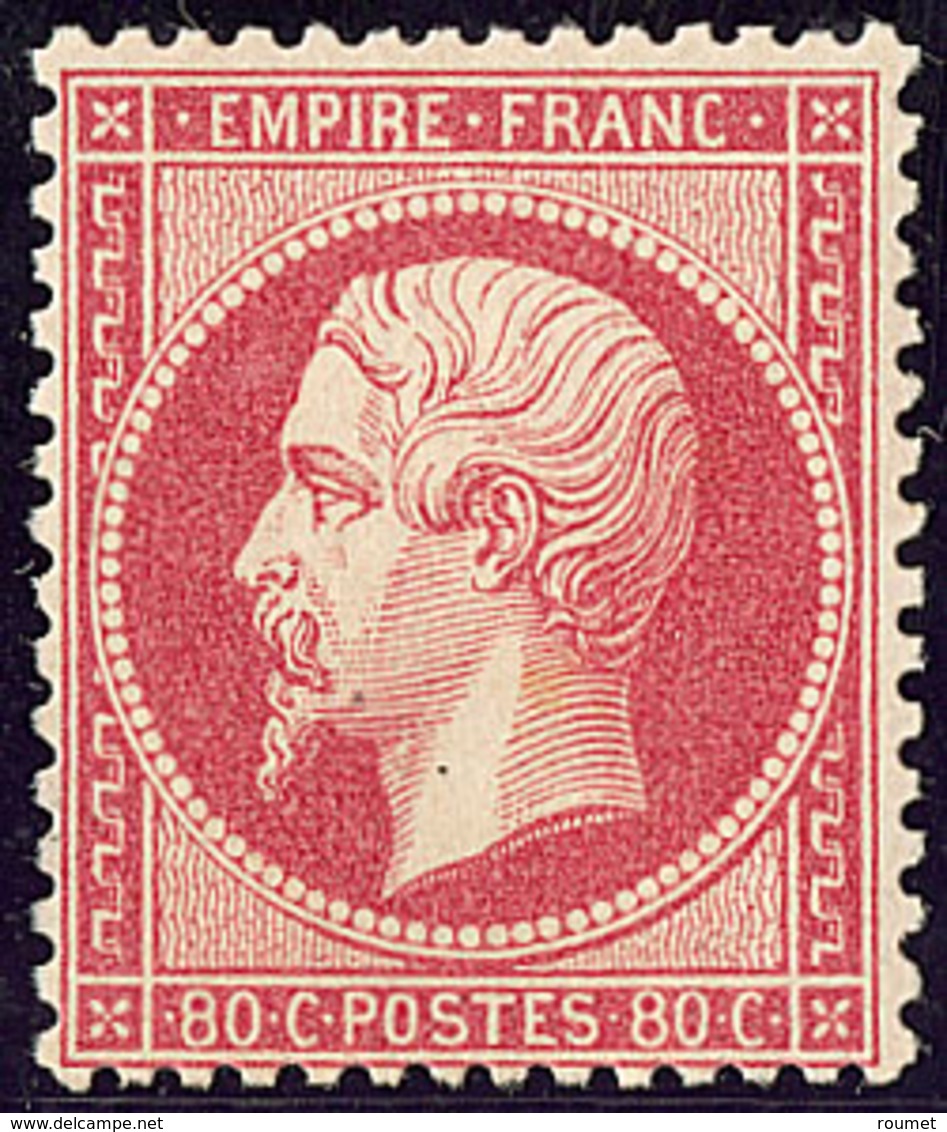 ** No 24, Rose, Très Frais. - TB. - R - 1862 Napoléon III