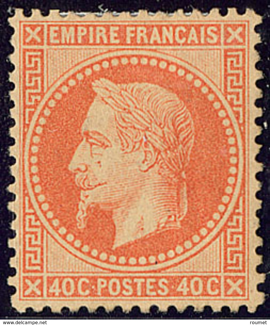 * No 31, Orange, Nuance Foncée, Très Frais Et Centré. - TB. - R - 1863-1870 Napoleon III With Laurels