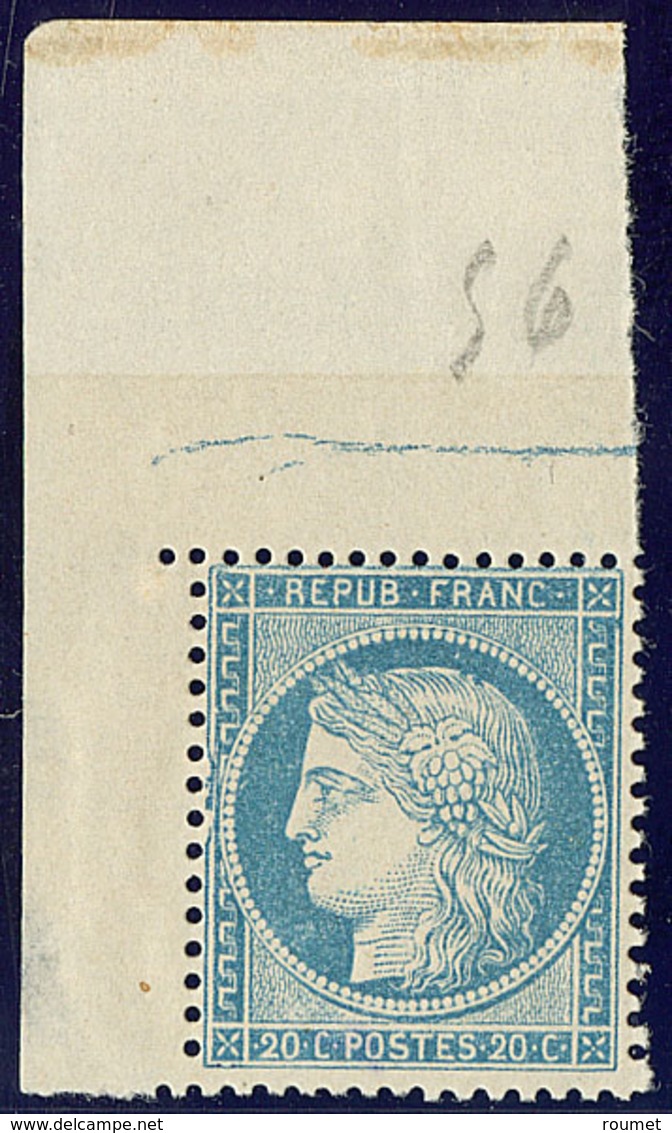 ** No 37, Bleu, Cdf, Très Frais. - TB - 1870 Siège De Paris