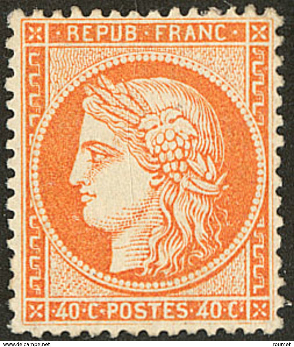 * No 38, Orange, Très Frais. - TB - 1870 Siege Of Paris