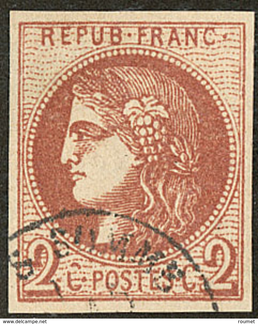 No 40II, Obl Cad 17. - TB - 1870 Emission De Bordeaux