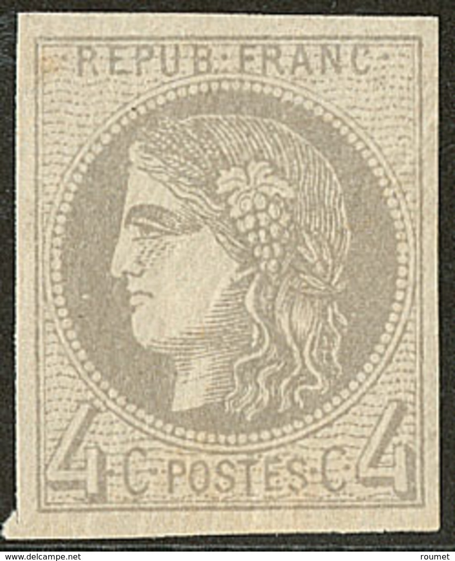 * No 41IIb, Gris Clair, Quasiment **, Très Frais. - TB - 1870 Emission De Bordeaux