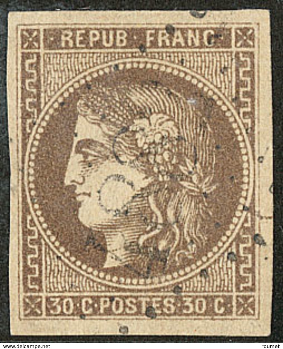 No 47, Obl Gc, Très Frais. - TB - 1870 Emission De Bordeaux