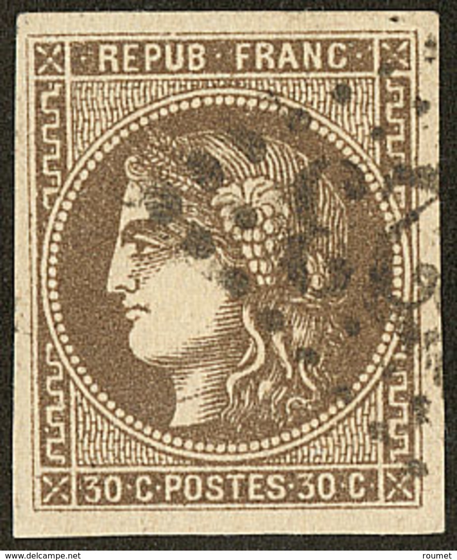 No 47, Pos. 14, Obl Gc. - TB - 1870 Emission De Bordeaux