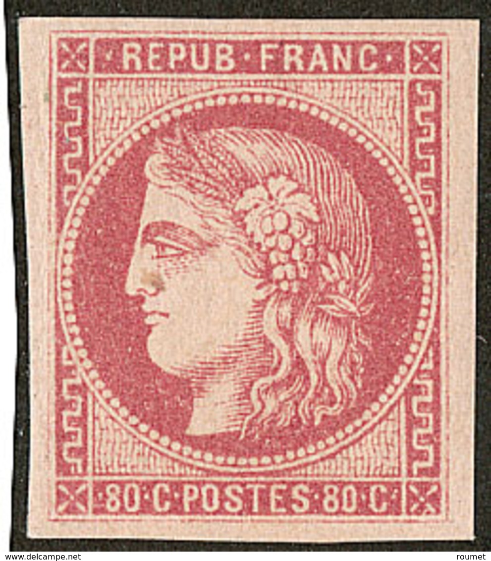 ** No 49, Rose, Très Frais. - TB - 1870 Emission De Bordeaux