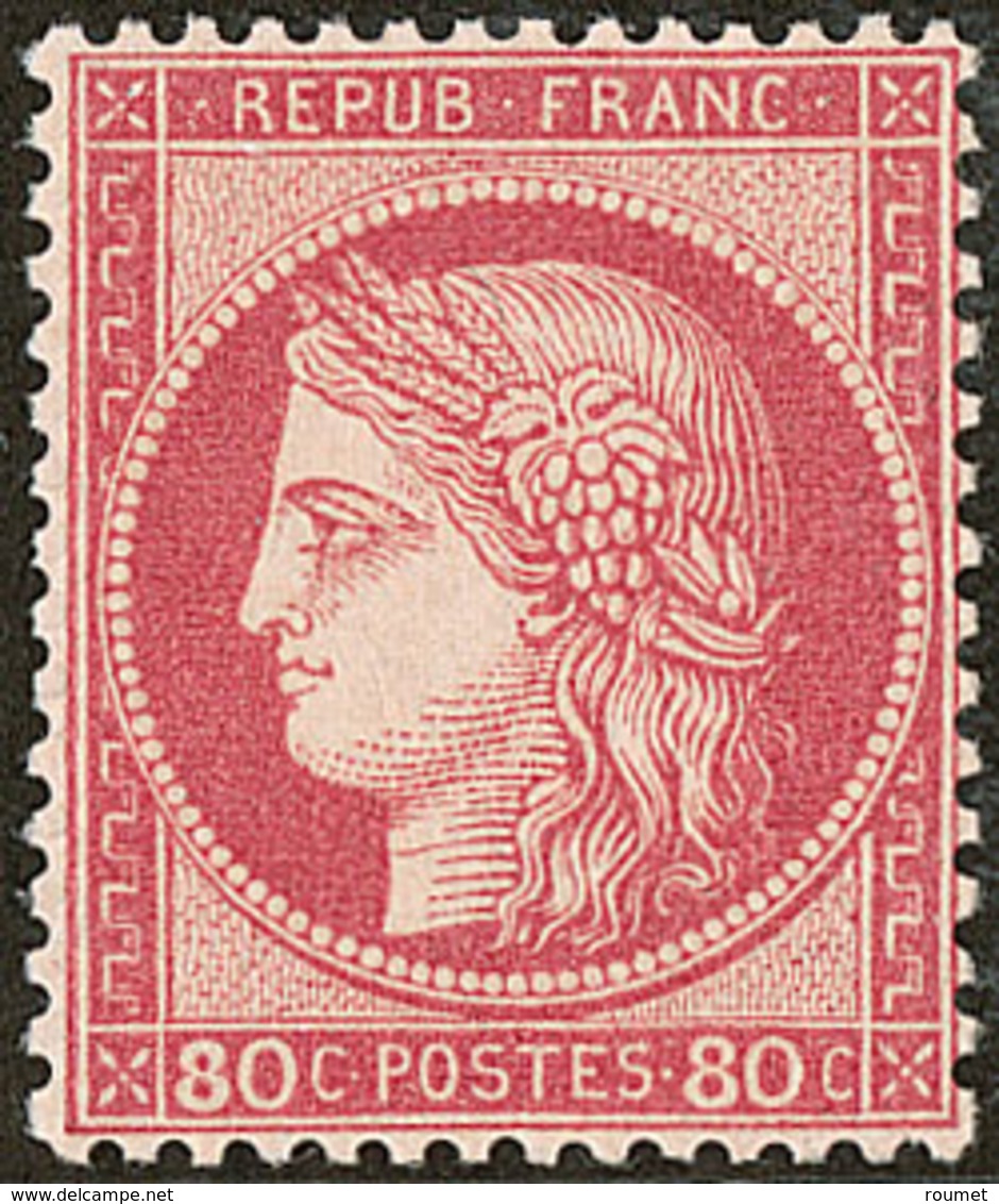 ** No 57, Rose, Très Frais Et Centré. - TB. - R - 1871-1875 Cérès