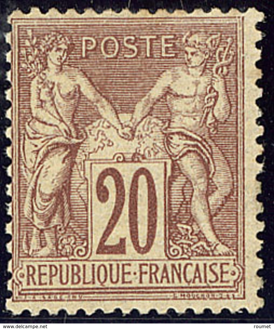 * No 67, Nuance Foncée, Froissure De Gomme Sinon TB - 1876-1878 Sage (Type I)