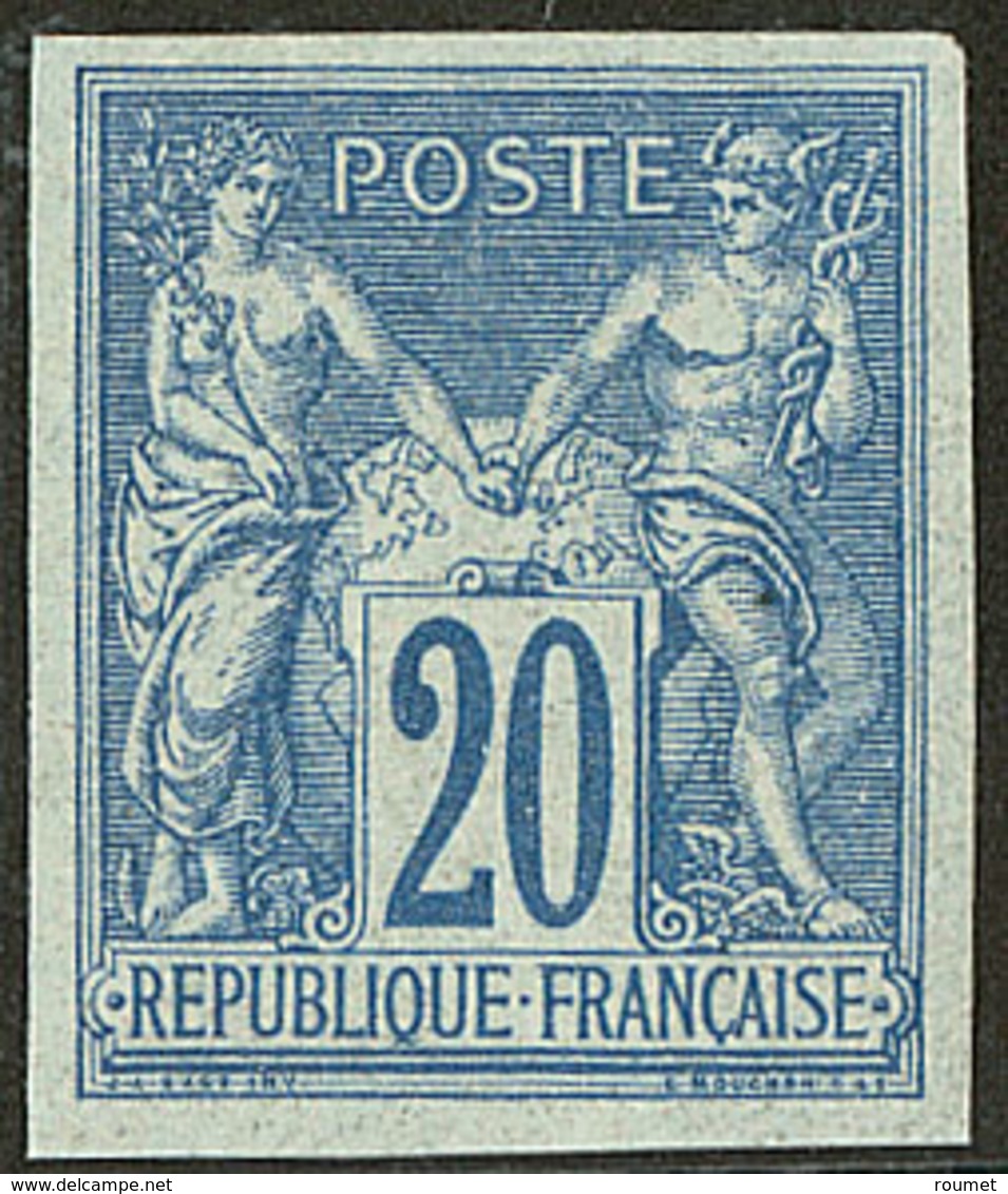 ** Non Dentelés. No 73a, Type II, Très Frais. - TB. - R (cote Maury) - 1876-1878 Sage (Type I)