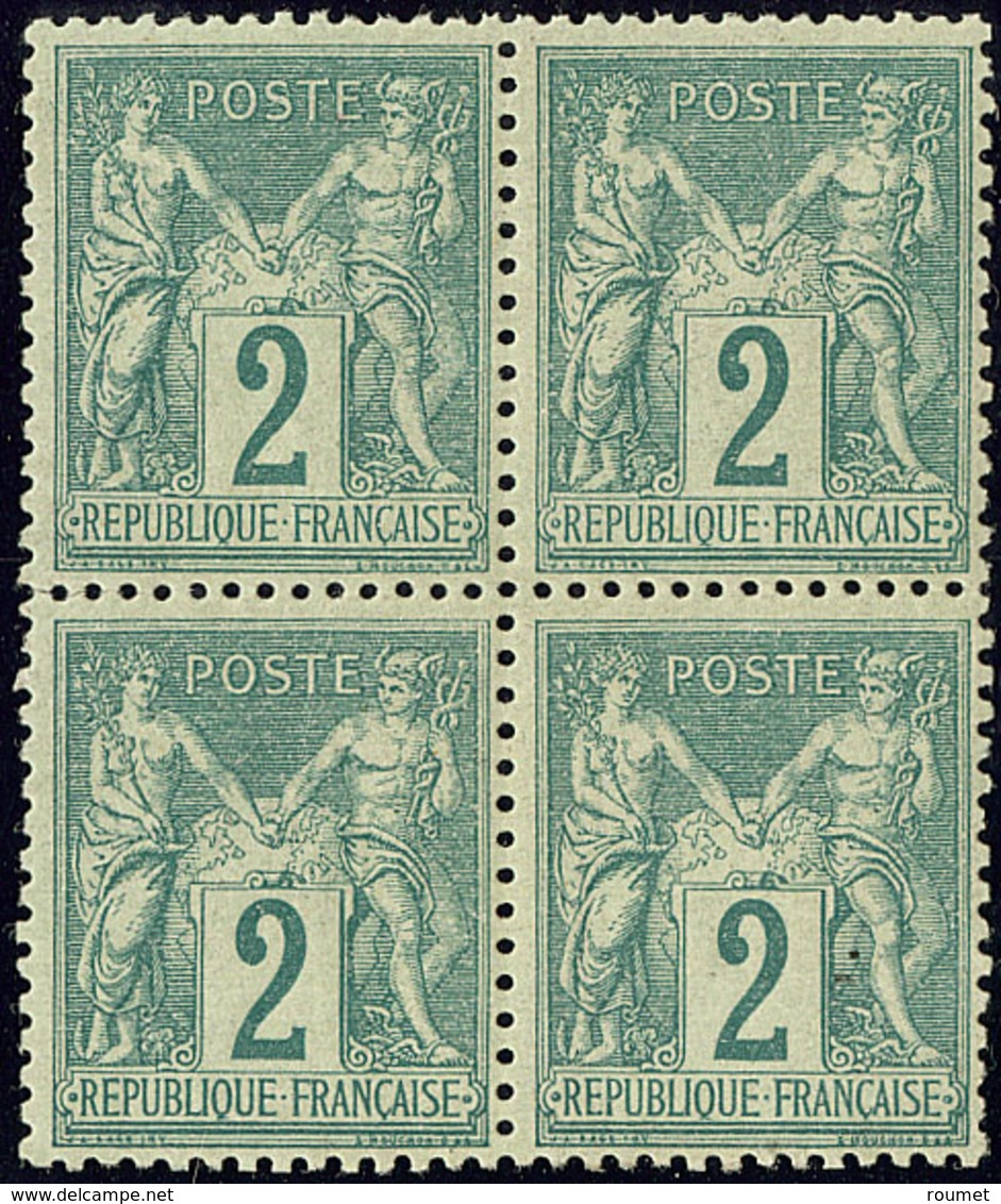 ** No 74, Bloc De Quatre. - TB - 1876-1878 Sage (Type I)