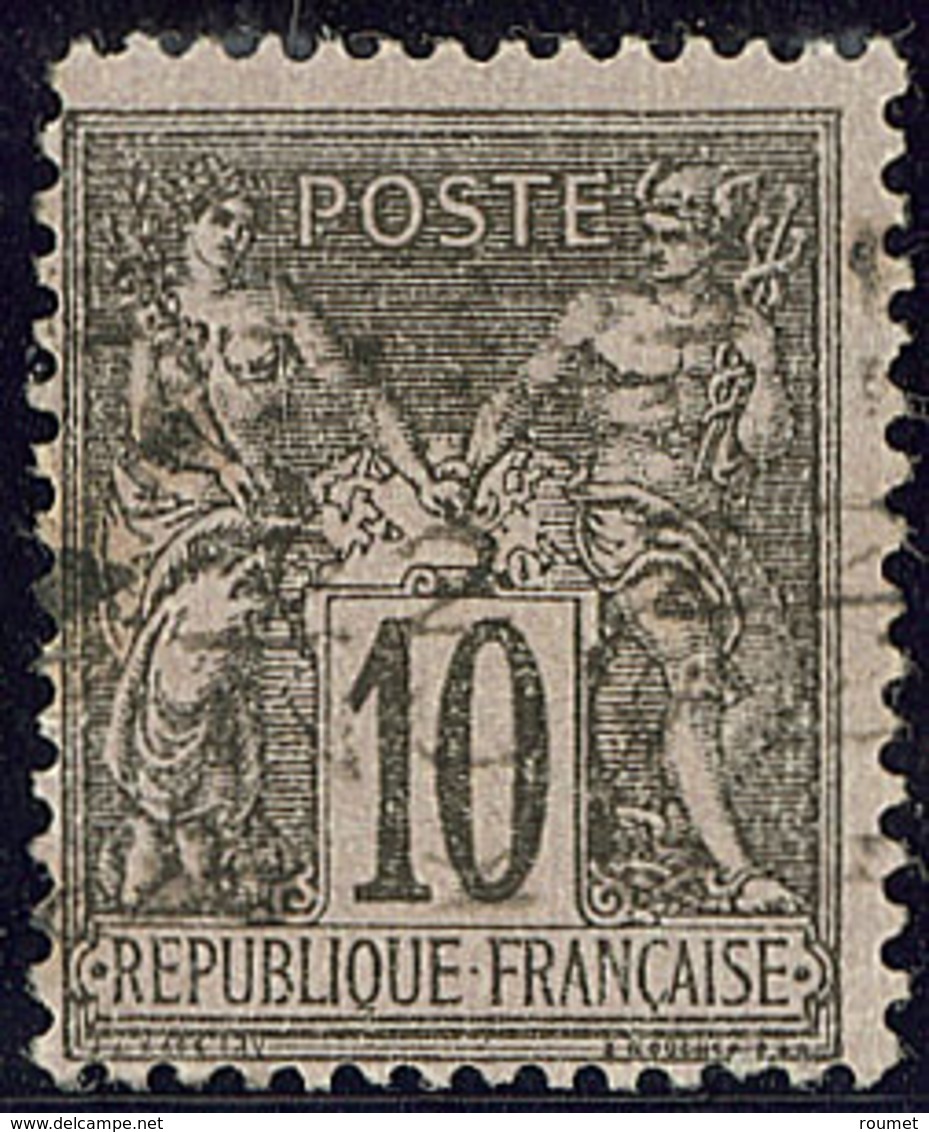 Surcharge 5 Lignes. No 16, Surcharge Horizontale, Pd Mais TB - 1893-1947