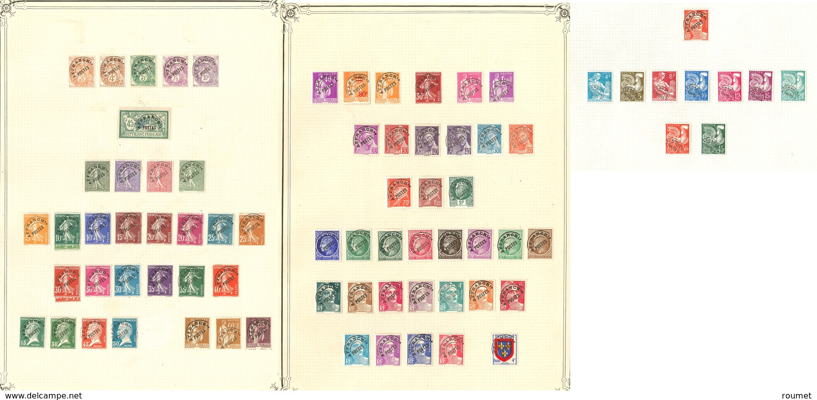 * Collection. 1922-1959, Complète Entre Les N°39 Et 117 (Sauf 47 Et 69). - TB - 1893-1947