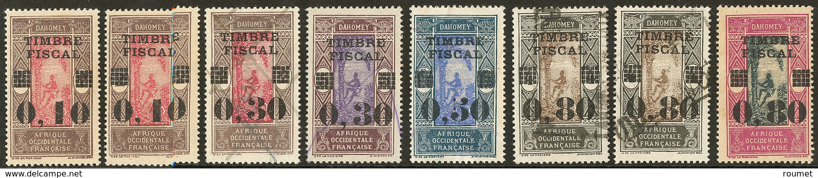 Dahomey. Surcharge "TIMBRE/FISCAL" + Valeur, Sur Timbre Type N°43, Ex Obl Ou (*). - TB - Autres & Non Classés