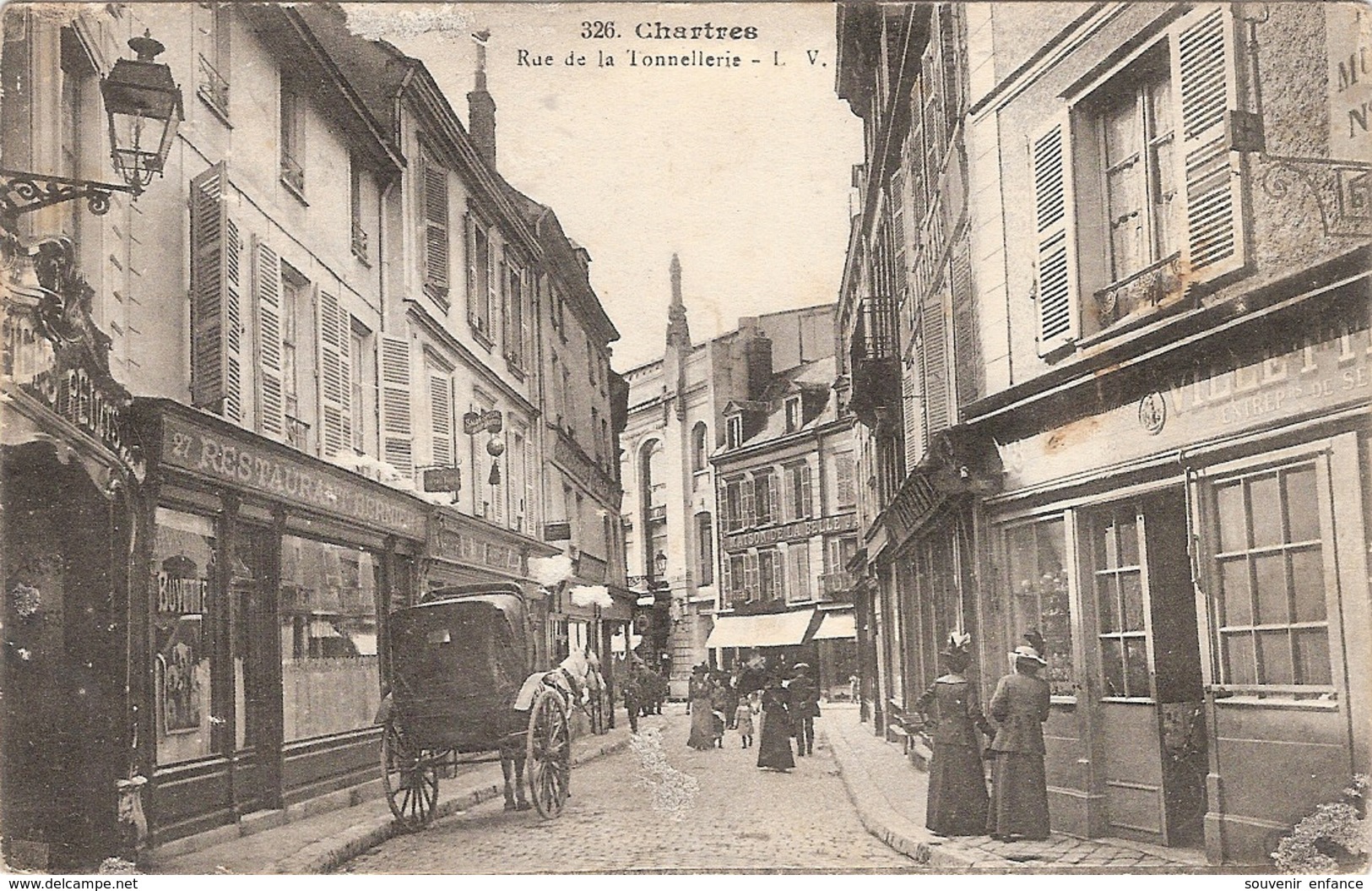 CPA Chartres Rue De La Tonnellerie 28 Eure Et Loir - Chartres