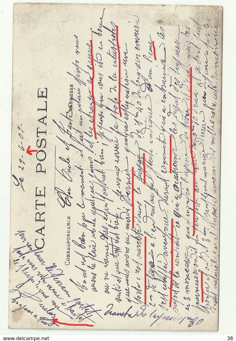 Saint-Gervais-les-Bains LE FAYET Catastrophe Du Mardi 22 Juin 1909 Rupture Conduite Eaux Forcées G Ducloz LIRE  TEXTE - Saint-Gervais-les-Bains