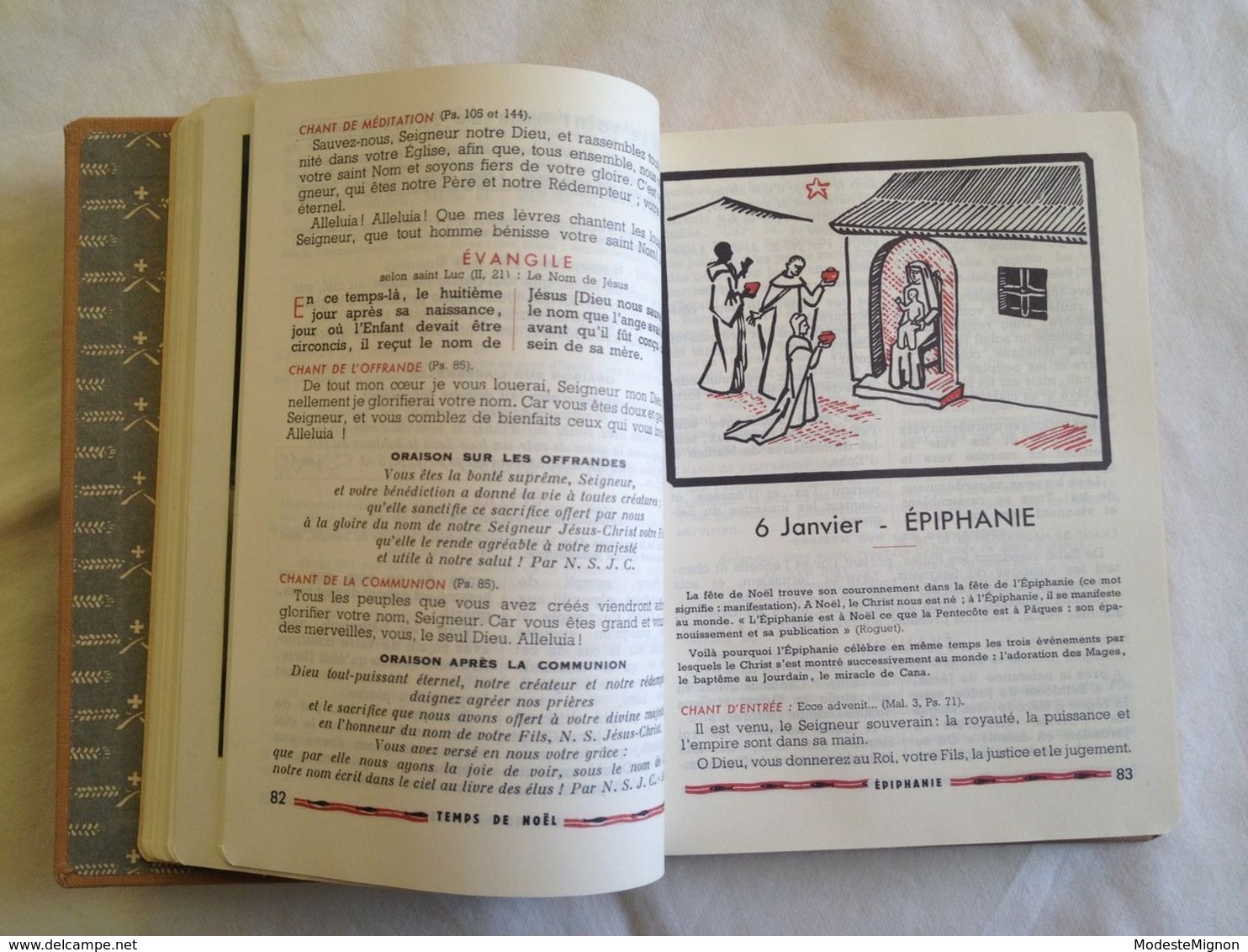 Missel biblique des dimanches et des fêtes. Sacrements, prières et cantiques. Tardy / A. C. R., 1961.