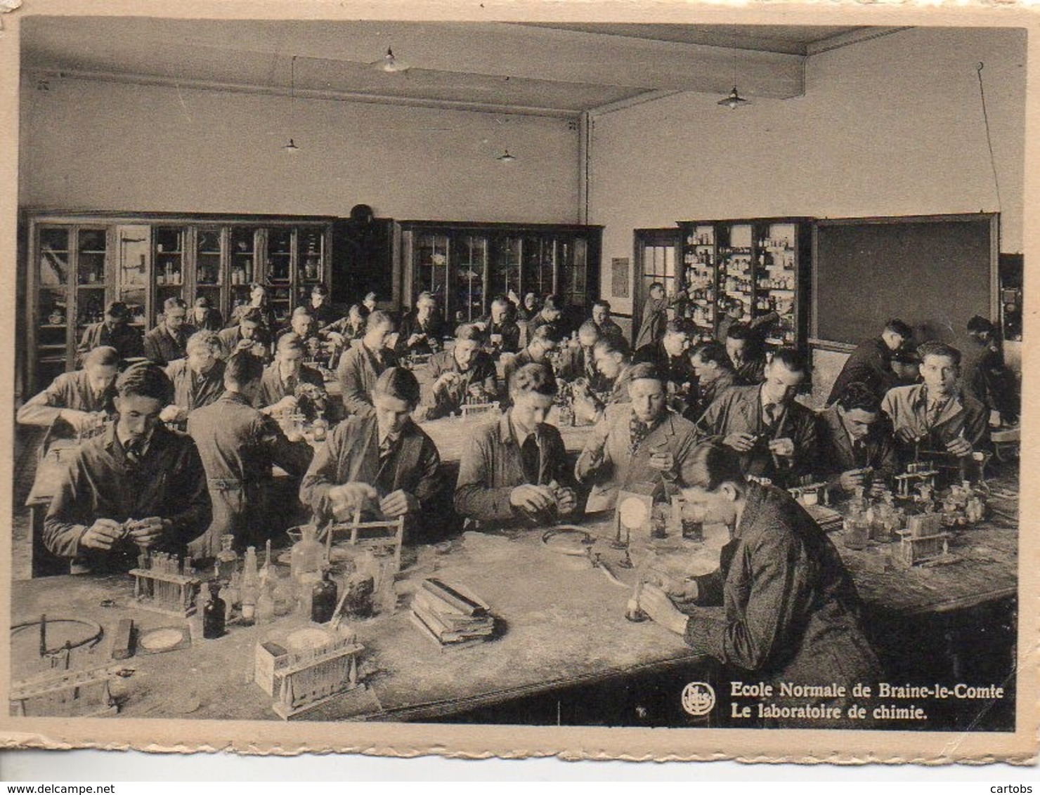 Belgique BRAINE-le-COMTE  Ecole Normale : Le Laboratoire De Chimie - Braine-le-Comte