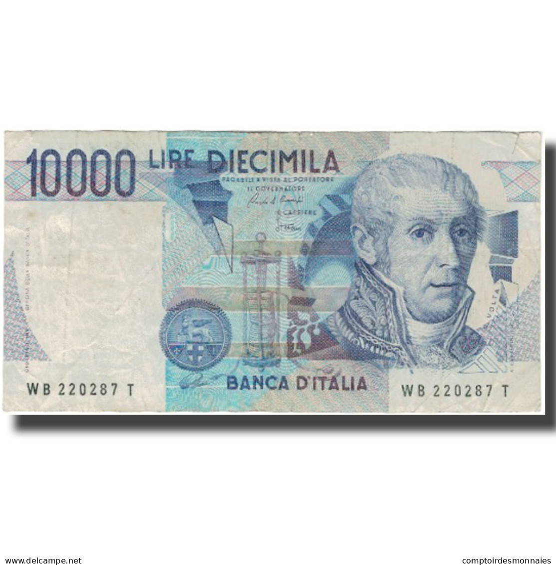 Billet, Italie, 10,000 Lire, KM:112a, TB - 10000 Lire