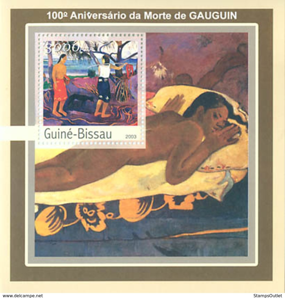 Guinea - Bissau 2003 - 150th Anniversary De Gauduin S/s. Y&T 145, Michel 2110 BL391 - Guinea-Bissau