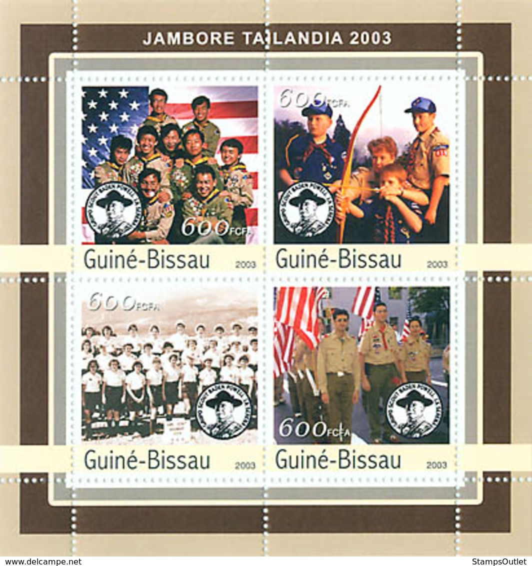 Guinea - Bissau 2003 - Jamboree Tailandia 2003 - Scouts 4v. Y&T 1126-1129, Michel 2045-2048 - Guinée-Bissau