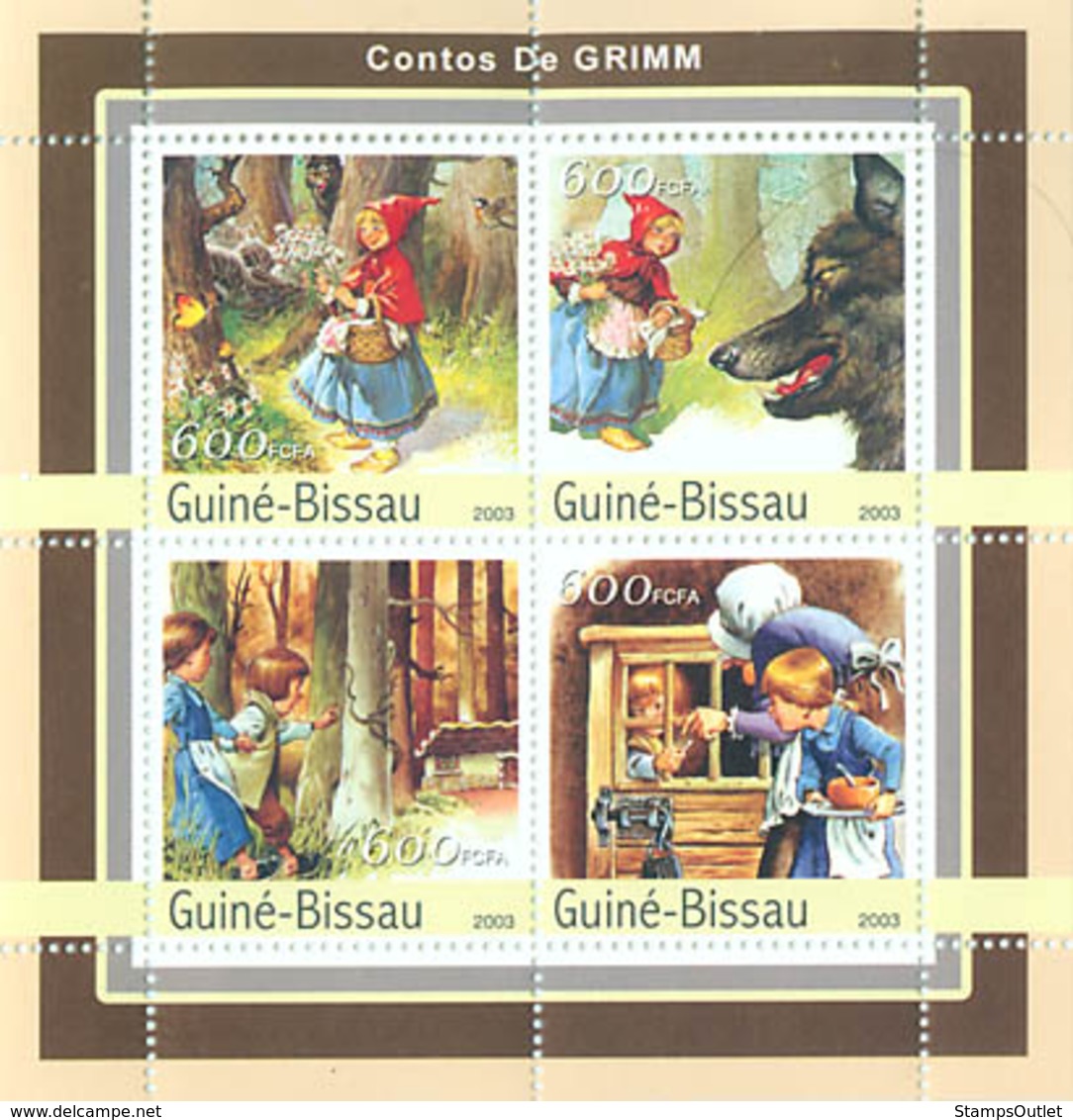 Guinea - Bissau 2003 - Thales Of Grimm 4v. Y&T 1150-1153, Michel 2136-2139 - Guinea-Bissau