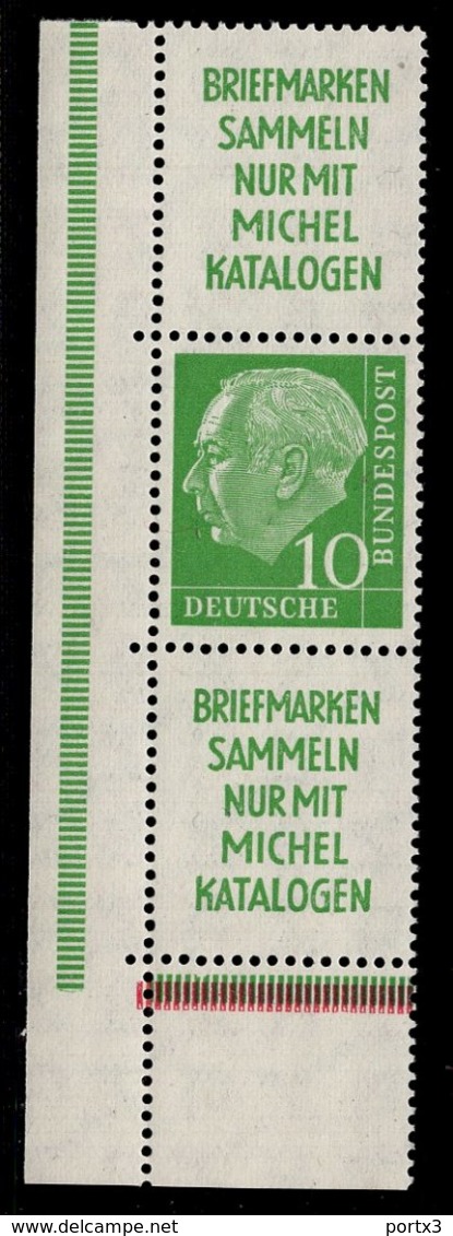 Bund ZD S 24 Theodor Heuss MNH ** Neuf - Se-Tenant