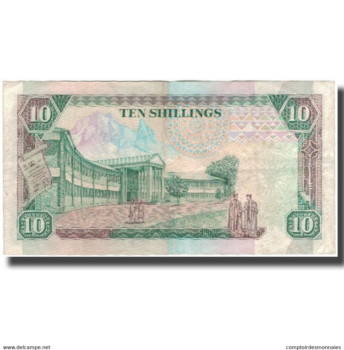 Billet, Kenya, 10 Shillings, 1989-10-14, KM:24a, TB - Kenya