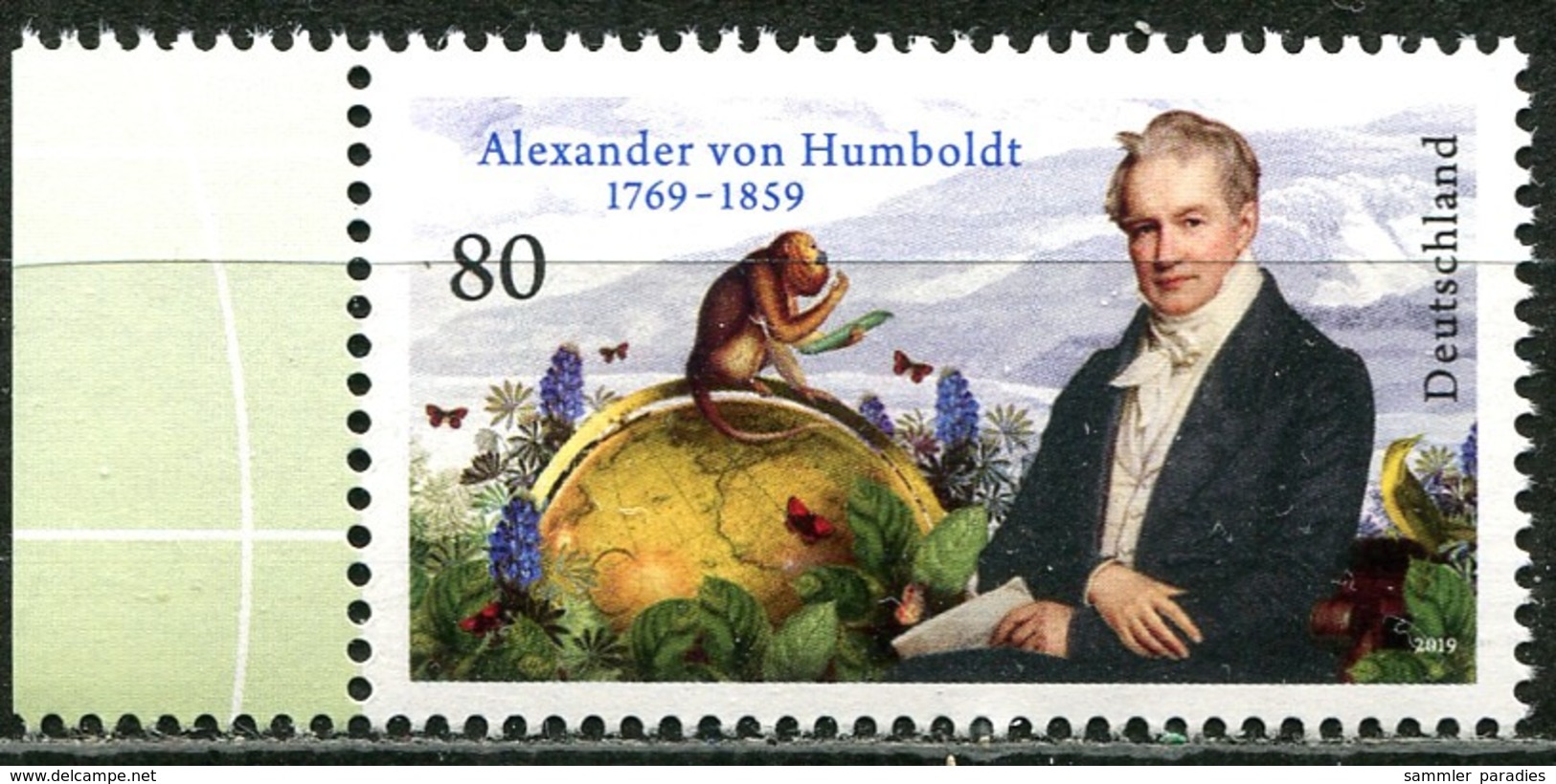 BRD - 3492 - ** Postfrisch (P) - 80C       Alexander Humboldt - Ausgabe 05.09.2019 - Neufs