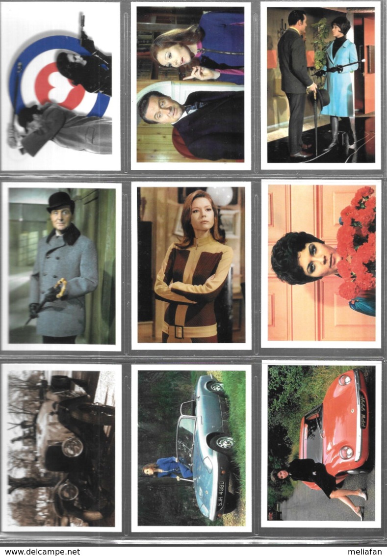 BF84 - SERIE COMPLETE 90 CARTES - THE AVENGERS SERIES 3 - CHAPEAU MELON ET BOTTES DE CUIR - Autres & Non Classés