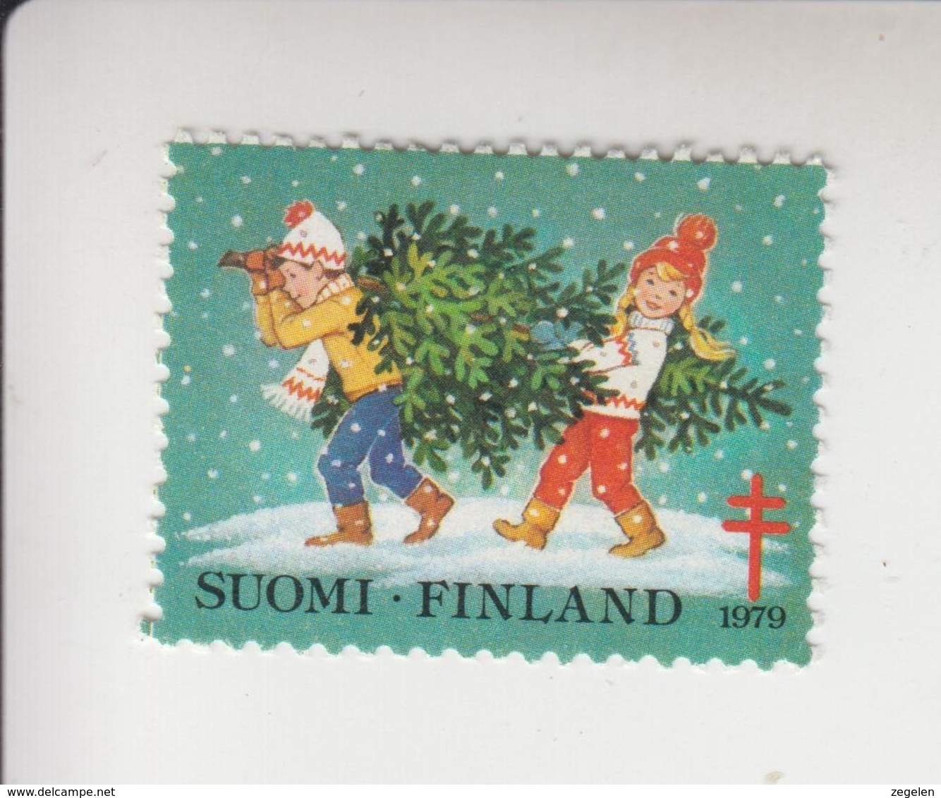 Finland Kerstvignet Cat. AFA Julemaerker Norden Jaar 1979 - Sonstige & Ohne Zuordnung