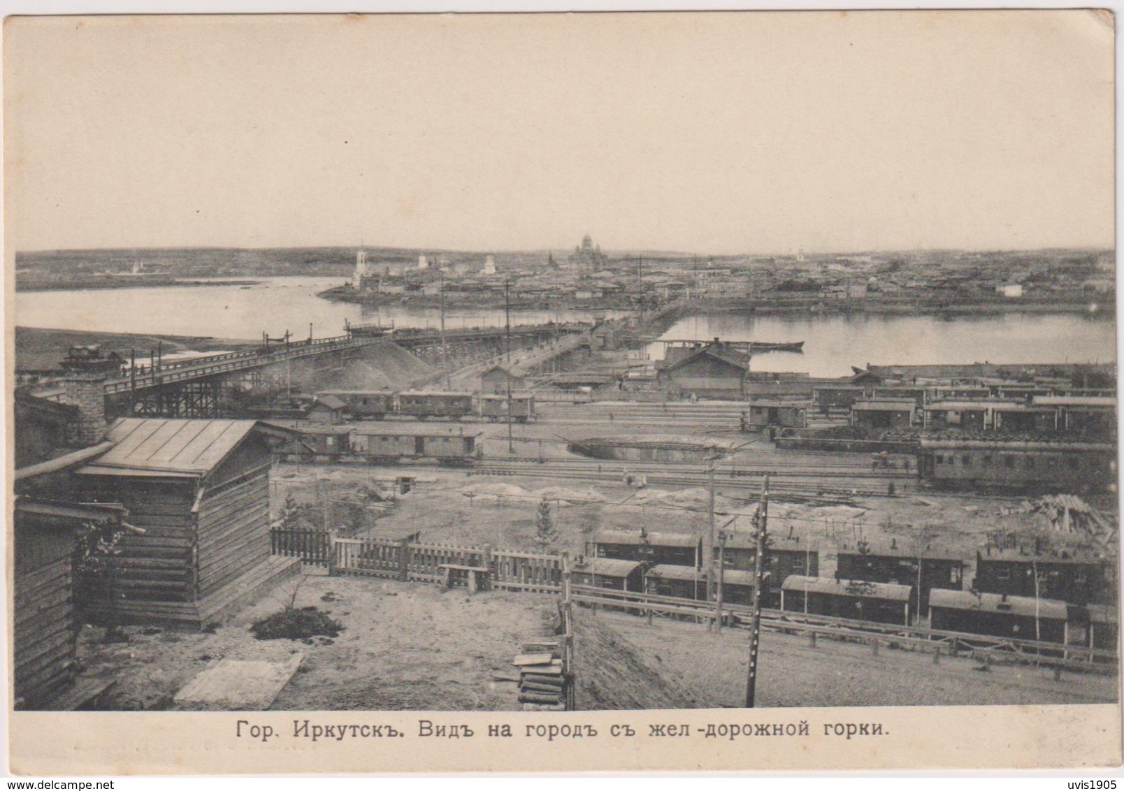 Irkutsk.View To City From Railway Embankment. - Russie