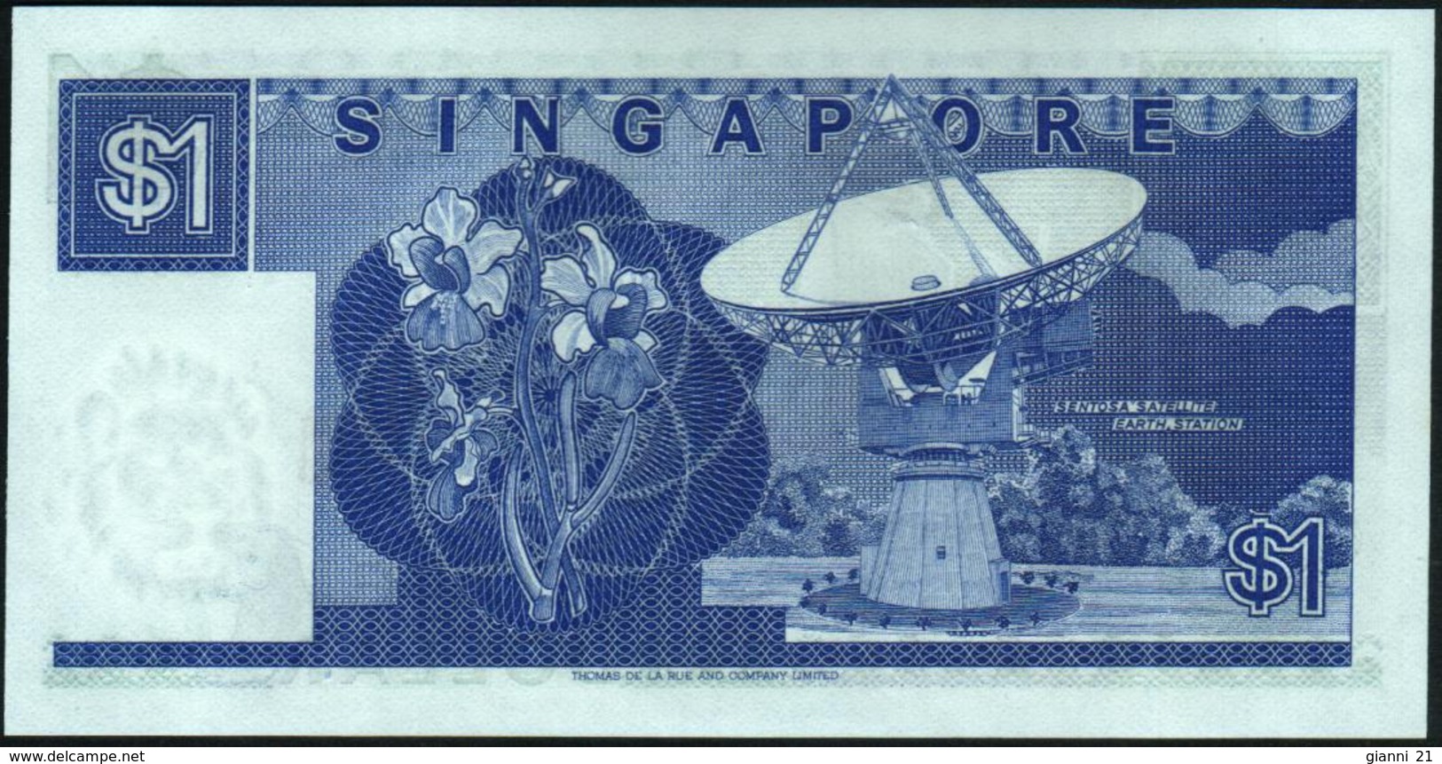 SINGAPORE - 1 Dollar Nd.(1987) {sign. Goh Keng Swee} UNC  P.18 A - Singapore