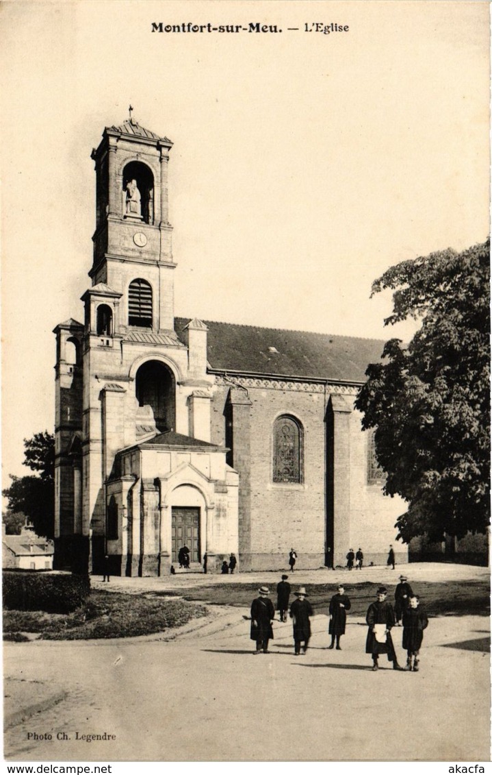 CPA MONTFORT-sur-MEU - L'Eglise (357046) - Andere & Zonder Classificatie