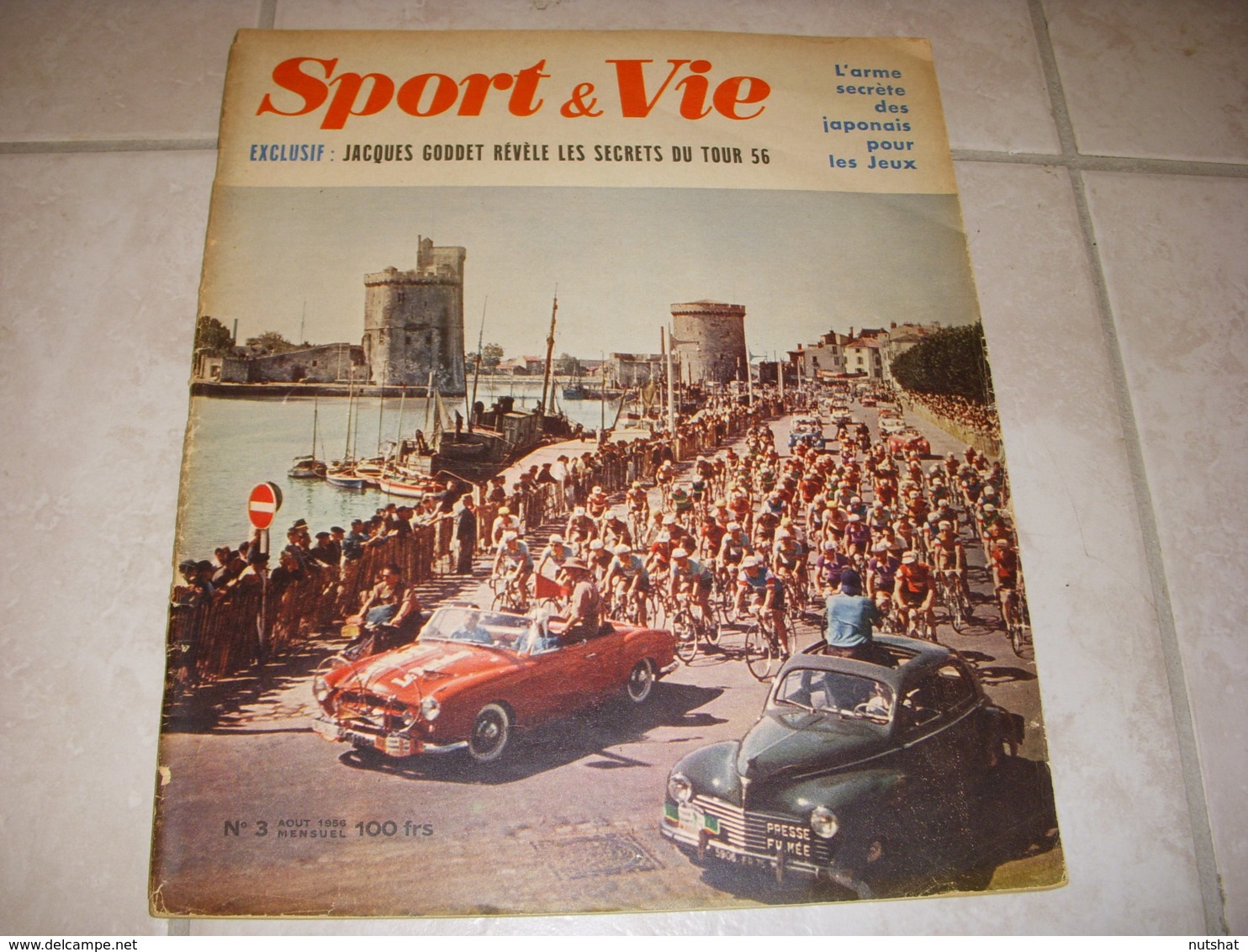 SPORT & VIE 03 08.1956 MIROIR TOUR WALKOWIAK LA ROCHELLE AVT JEUX OLYMPIQUES - Deportes