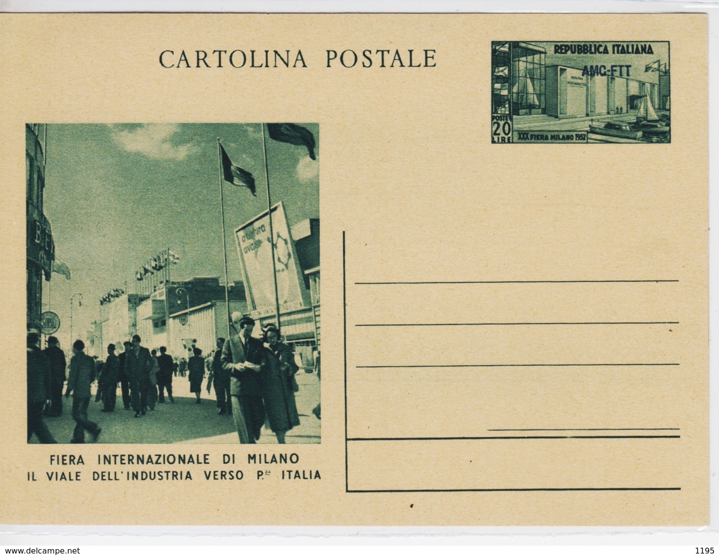 Trieste A, Cartolina Postale C 20 Nuova  (05334) - Otros & Sin Clasificación