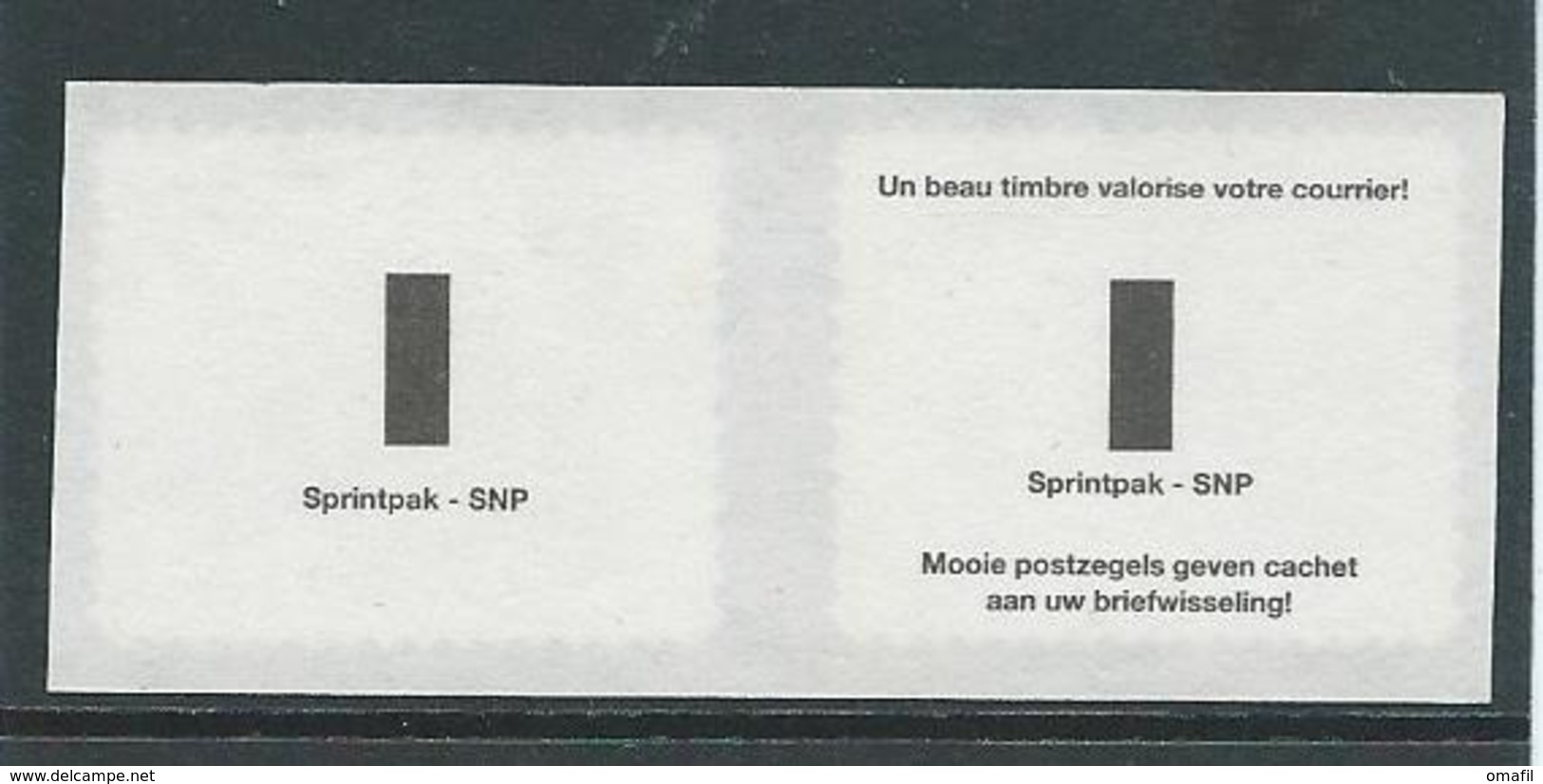 Rolzegel R90b In Paar Met  Tekst Sprintpak - Coil Stamps