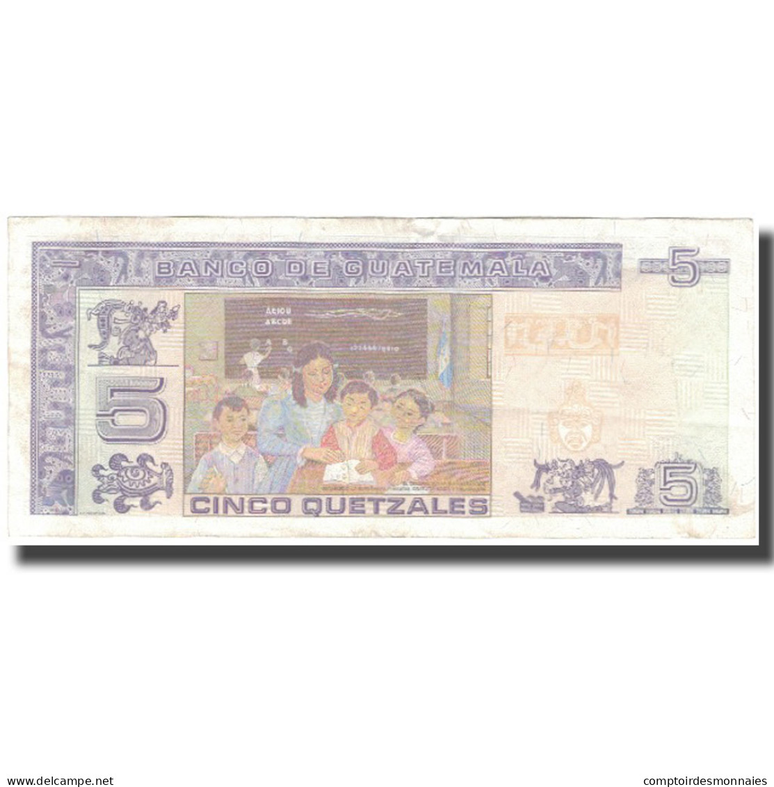 Billet, Guatemala, 5 Quetzales, 2003-02-12, KM:106a, TTB - Guatemala