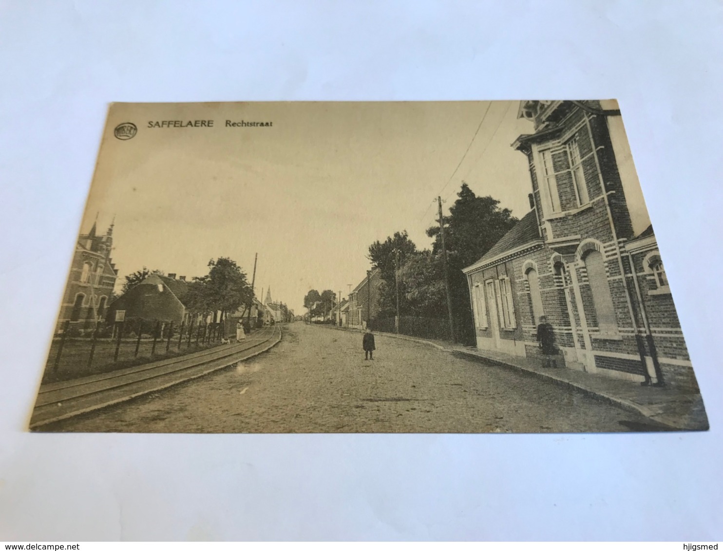 Belgium Belgique Saffelaere Zaffelare Lochristi Rechtstraat Tram Way 11010 Post Card Postkarte POSTCARD - Lochristi