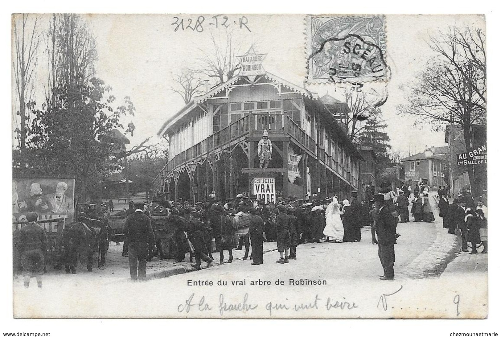 ENTREE DU VRAI ARBRE DE ROBINSON - CPA HAUTS DE SEINE - POUR CURTHIL PARIS - Le Plessis Robinson