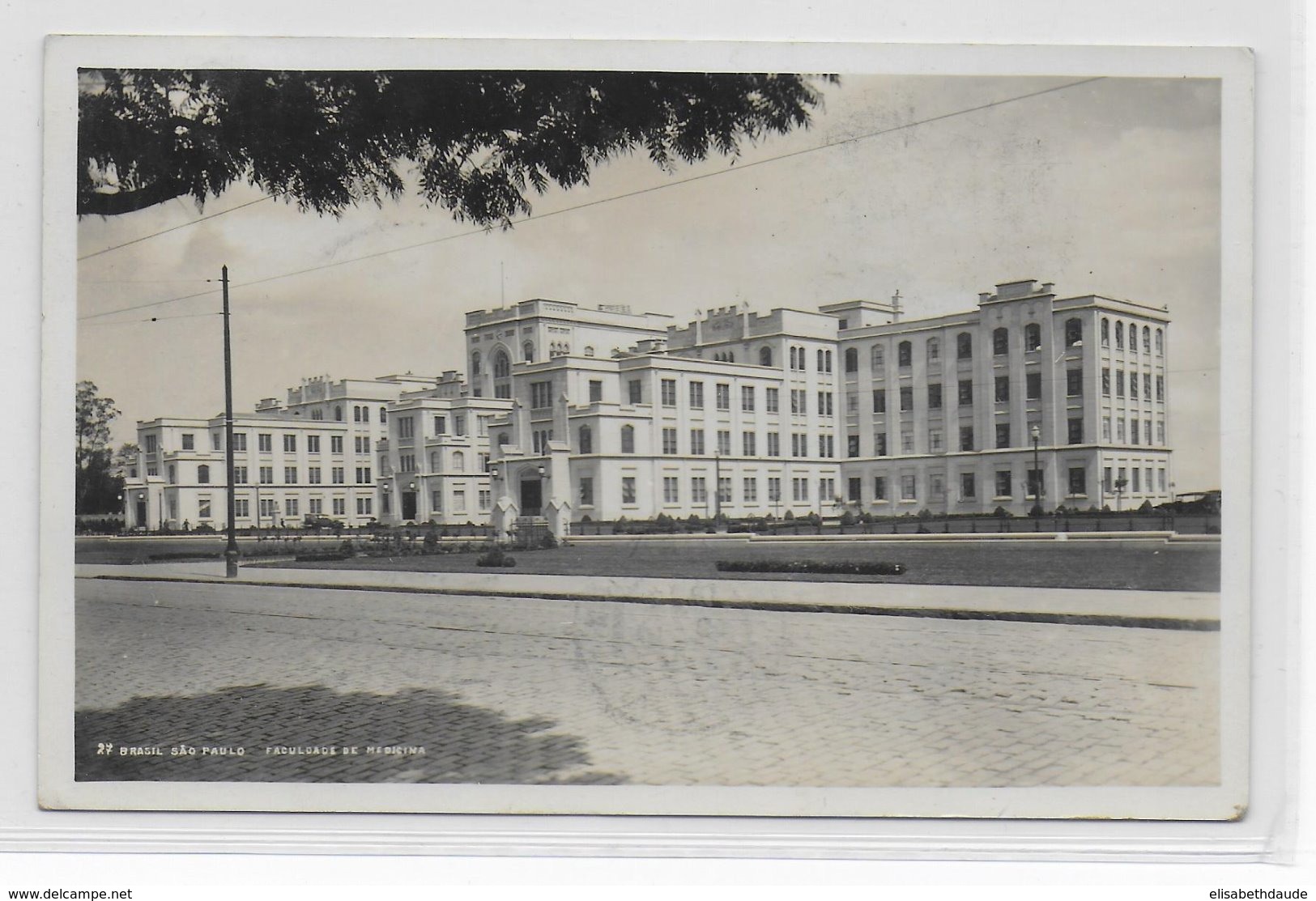 1934 - BRESIL - CARTE Du CONGRES AERONAUTIQUE Se SAO PAULO Avec TIMBRE DU CONGRES ! CACHET SPECIAL AIR FRANCE => PARIS - Brieven En Documenten