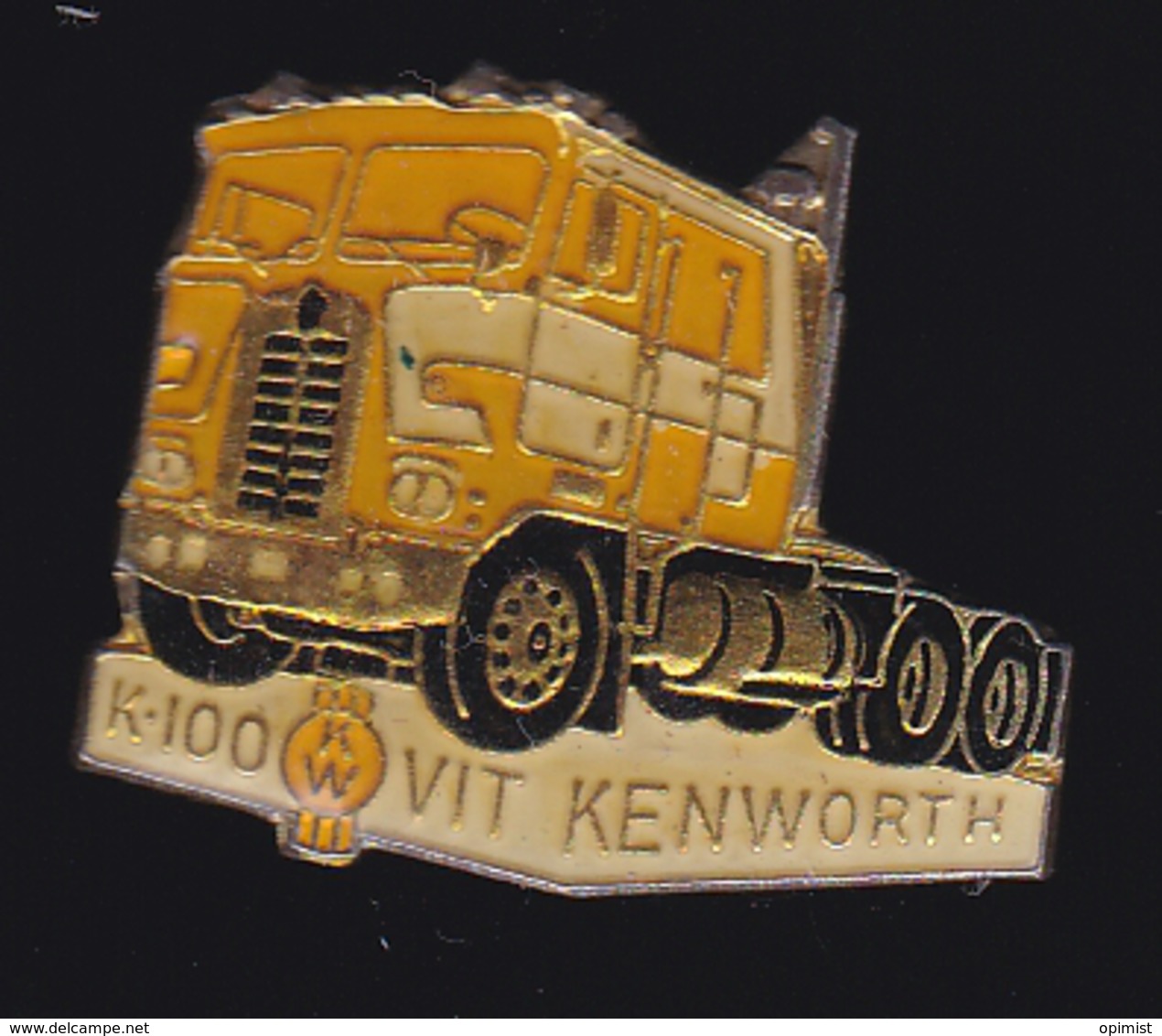 59777-pins. K100 VIT Kenworth .Transports Routiers .camion.Truck - Transports