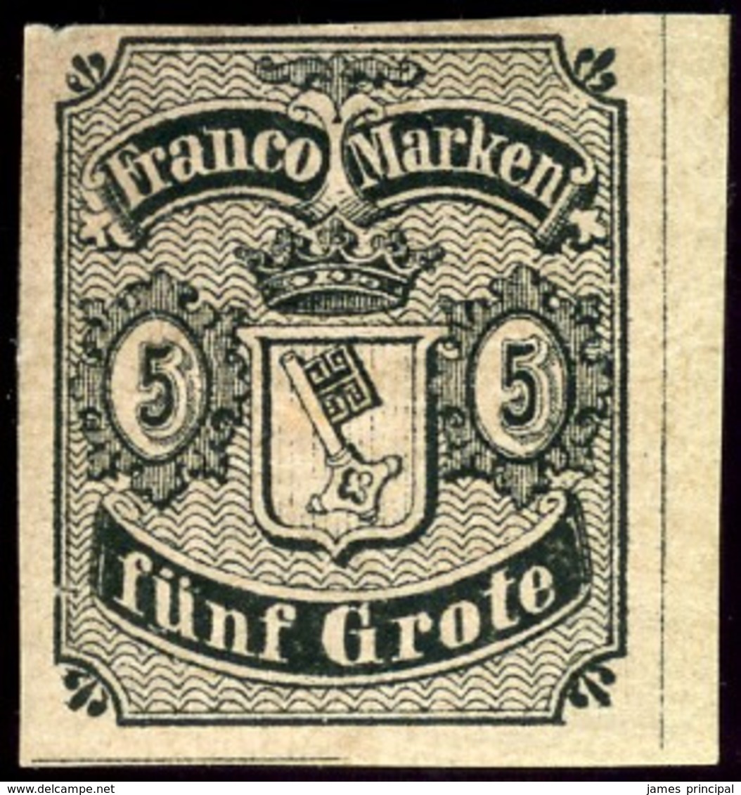 Bremen. Michel #I. Unissued Stamp. - Bremen