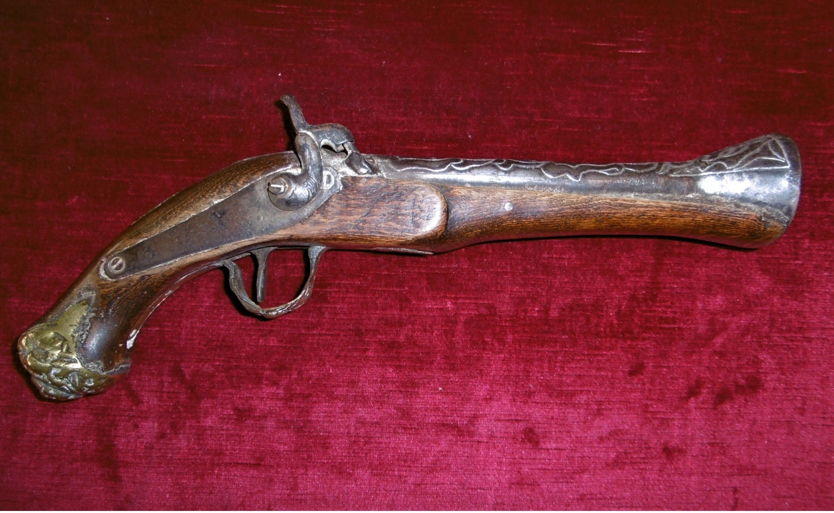 PISTOLET TROMBLON ORIENTAL XIX ème - Armes Neutralisées