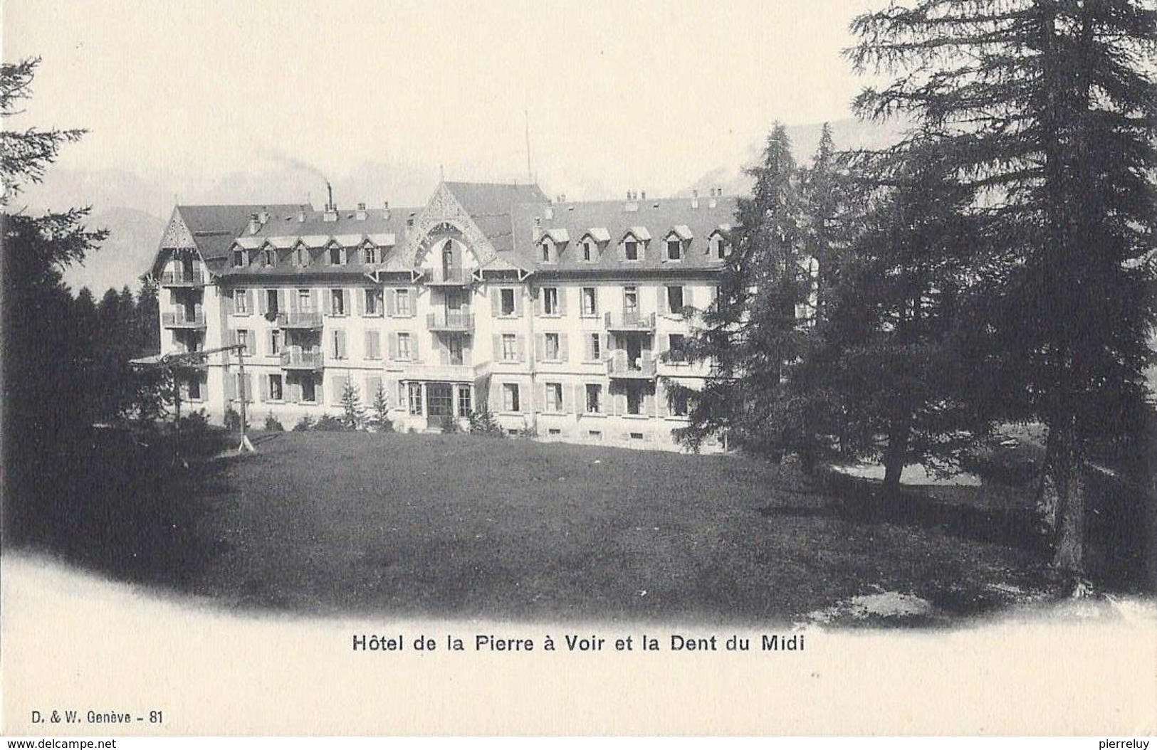 Martigny - Saxon - Hôtel De La Pierre à Voir - Dent Du Midi - Saxon