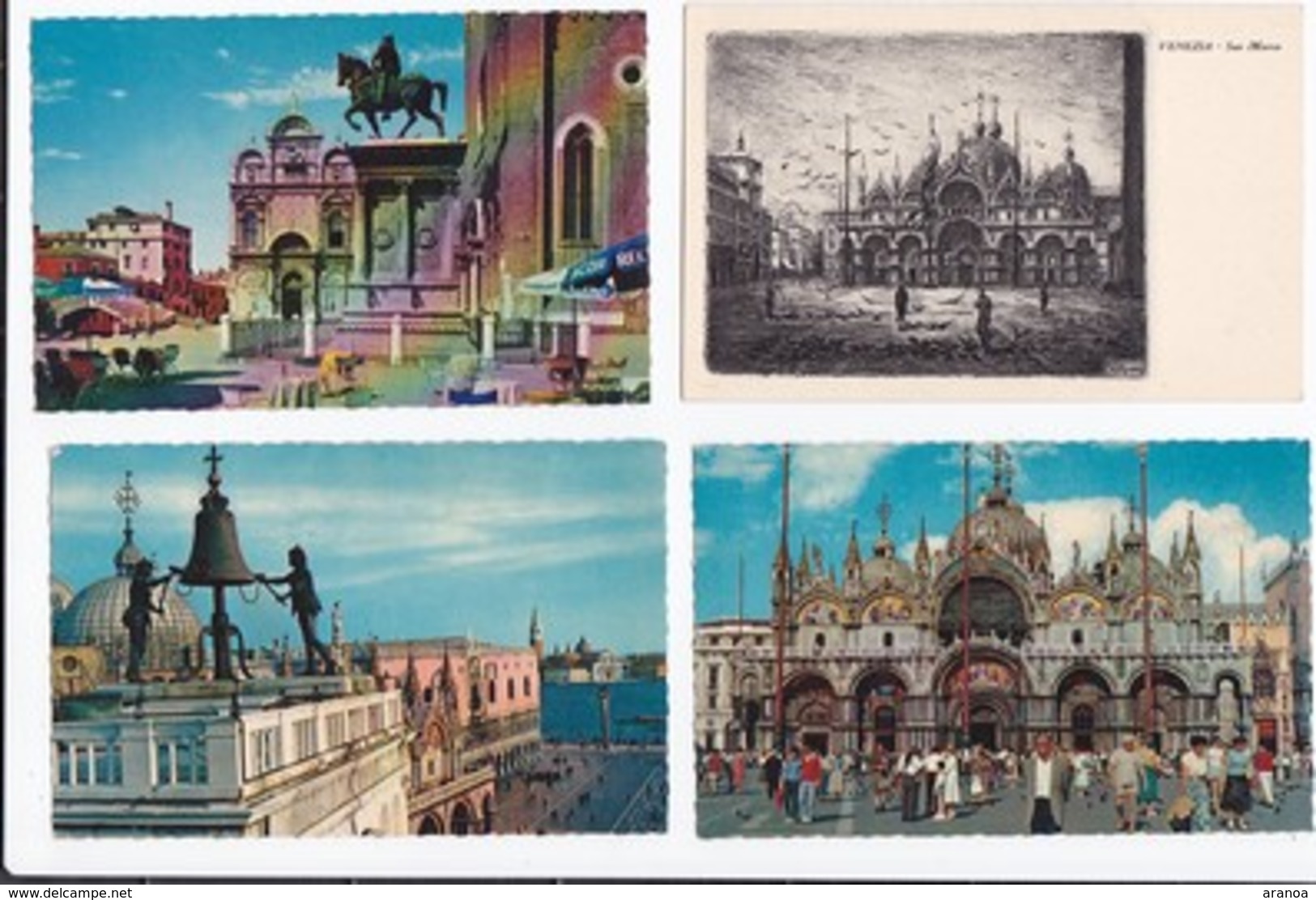 Italie(13) -- Venise-02- Lot de 49 cartes