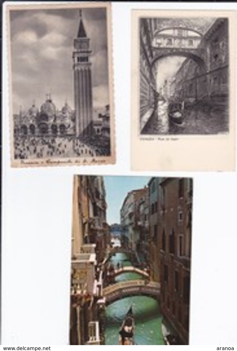 Italie(13) -- Venise-02- Lot de 49 cartes