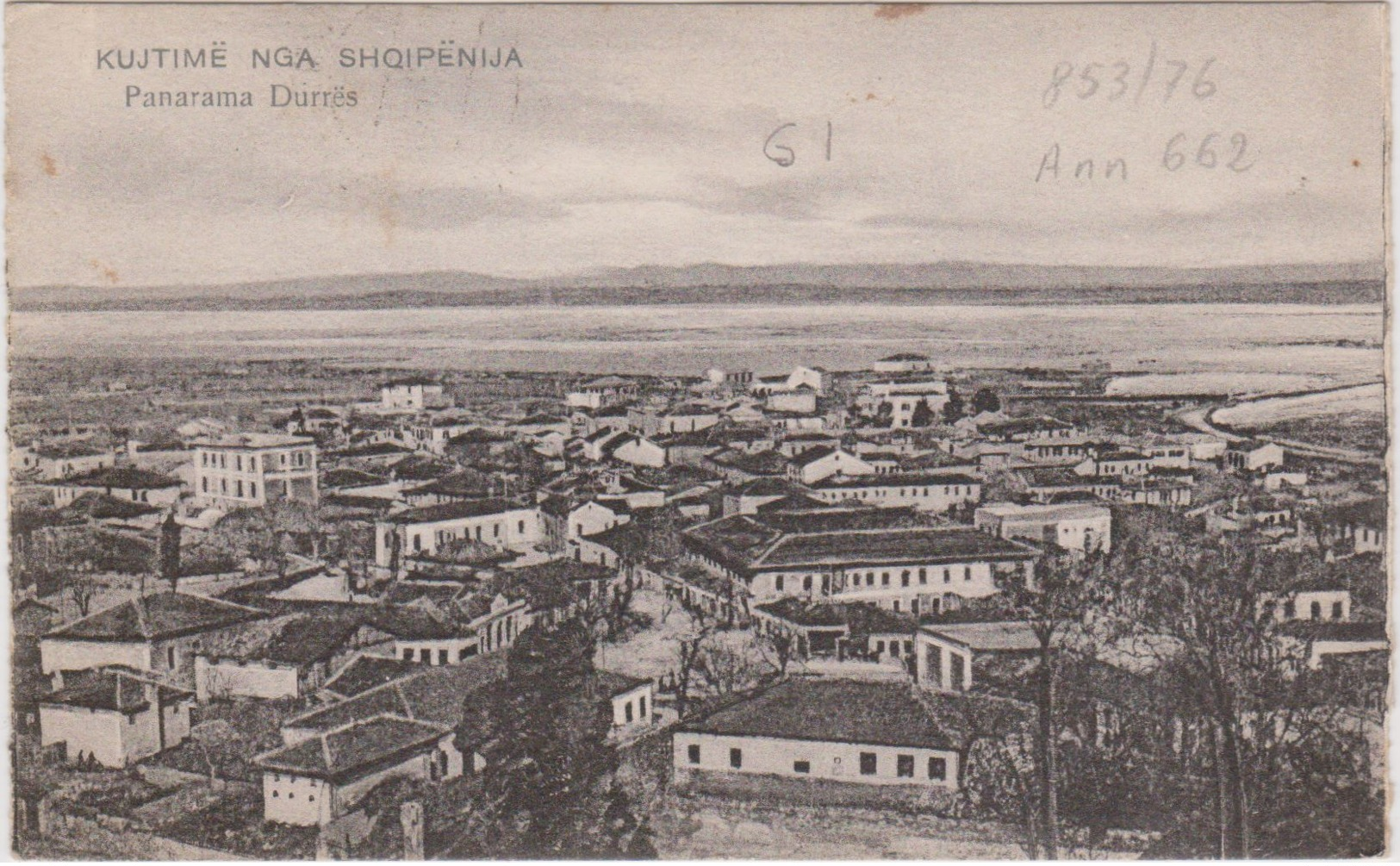 1941 DURAZZO Panorama, Viaggiata UFFICIO CONCENTRAMENTO P.M./N.402 C2 (19.4) Non Affrancata E Non Tassata - Storia Postale